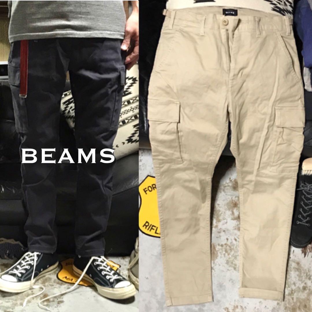 ［希少完売モデル］S《★ BEAMS ★》ストレッチスキニーカーゴパンツ M65