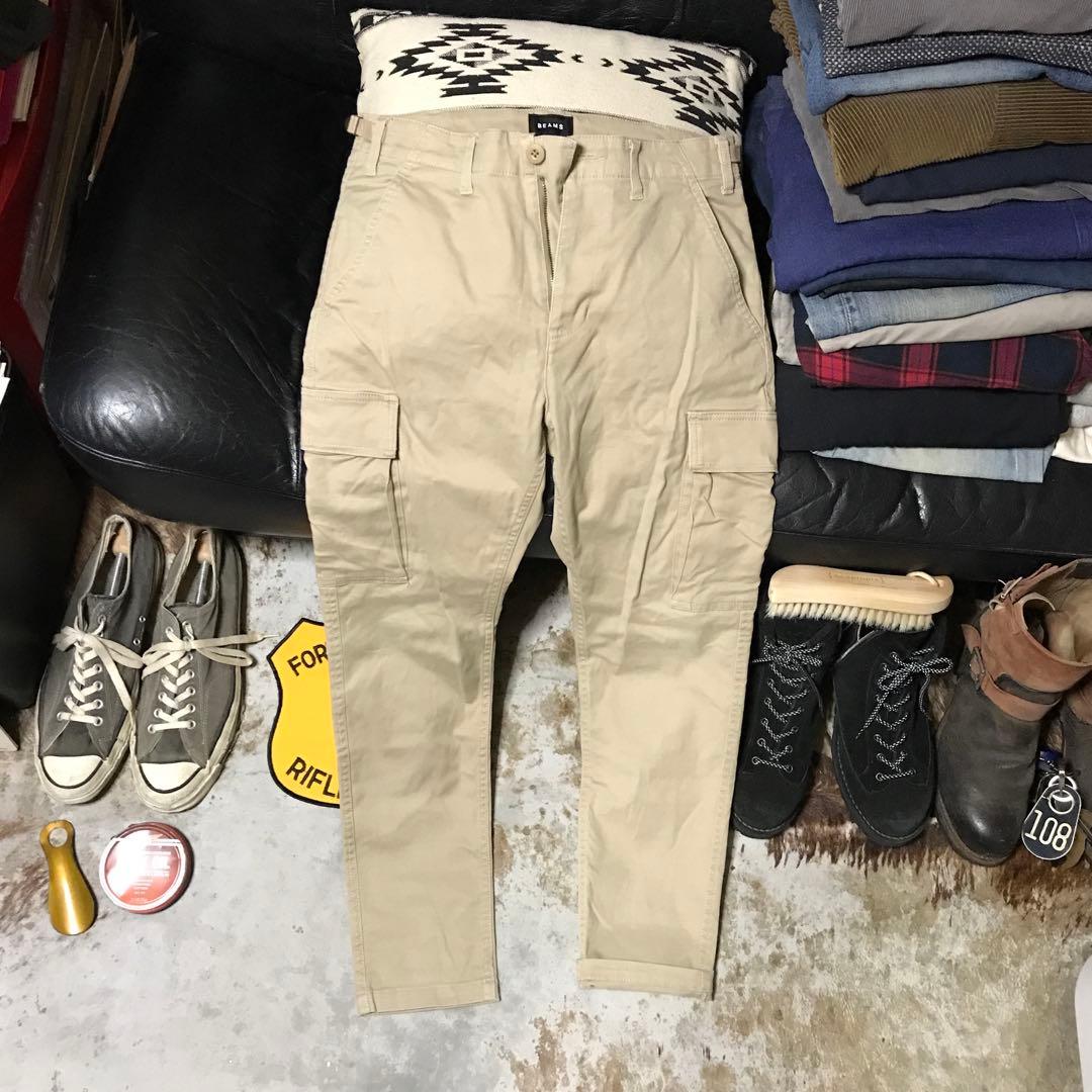 ［希少完売モデル］S《★ BEAMS ★》ストレッチスキニーカーゴパンツ M65