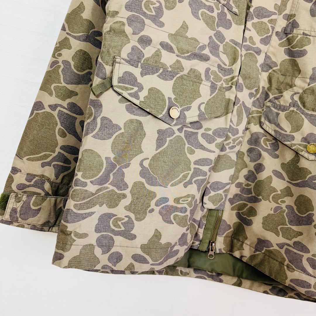 2541【美品】バートン スノボウェア ジャケット レディース 迷彩 カモフラ