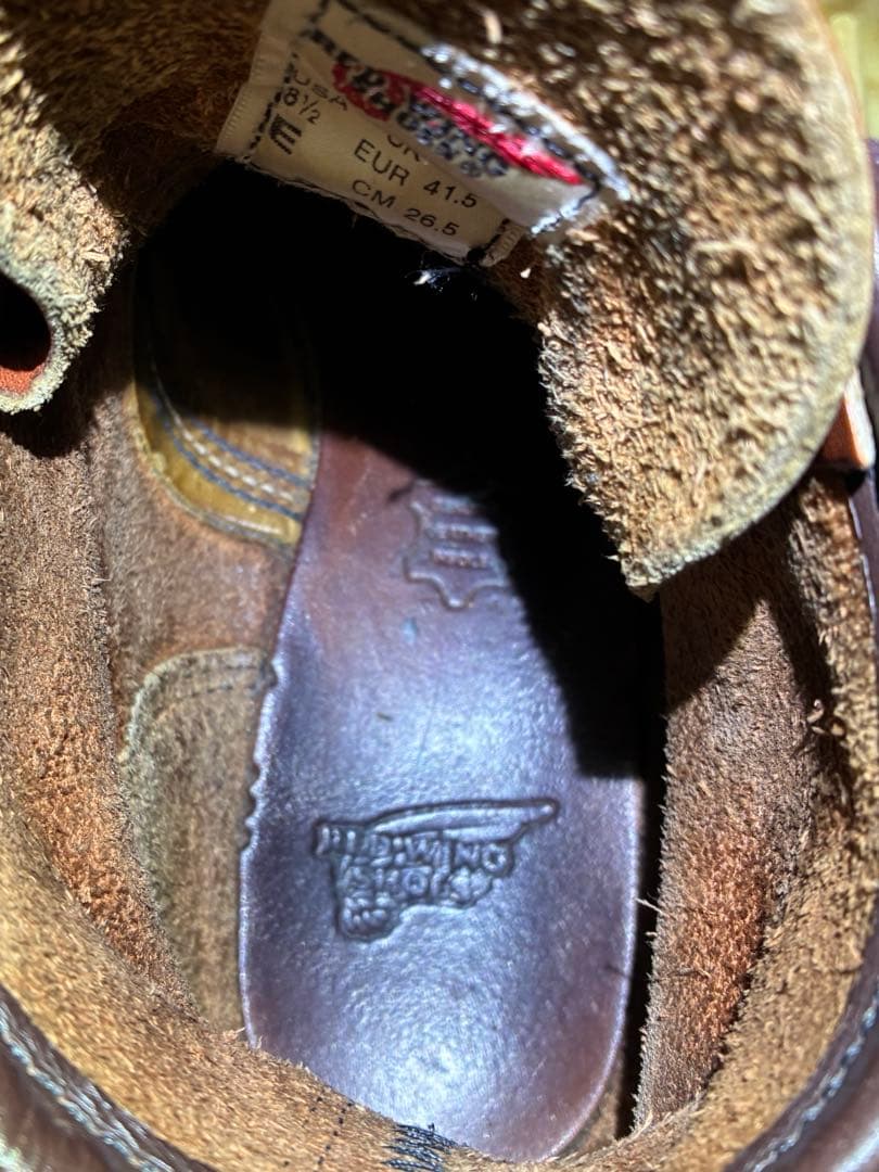 RED WING レッドウィング 8131 サイド刻印 USA 8 1/2 E