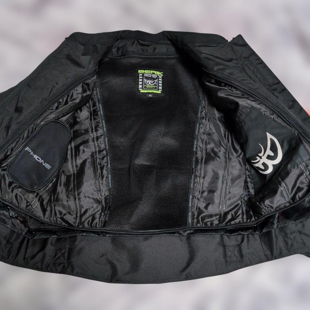 新品　ベリック　レザージャケット　56サイズ　黒／白／赤　BERIK