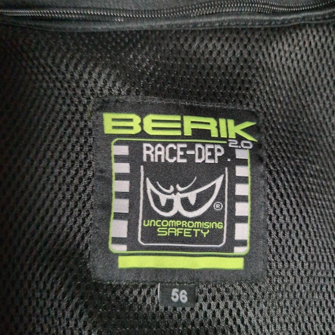 新品　ベリック　レザージャケット　56サイズ　黒／白／赤　BERIK