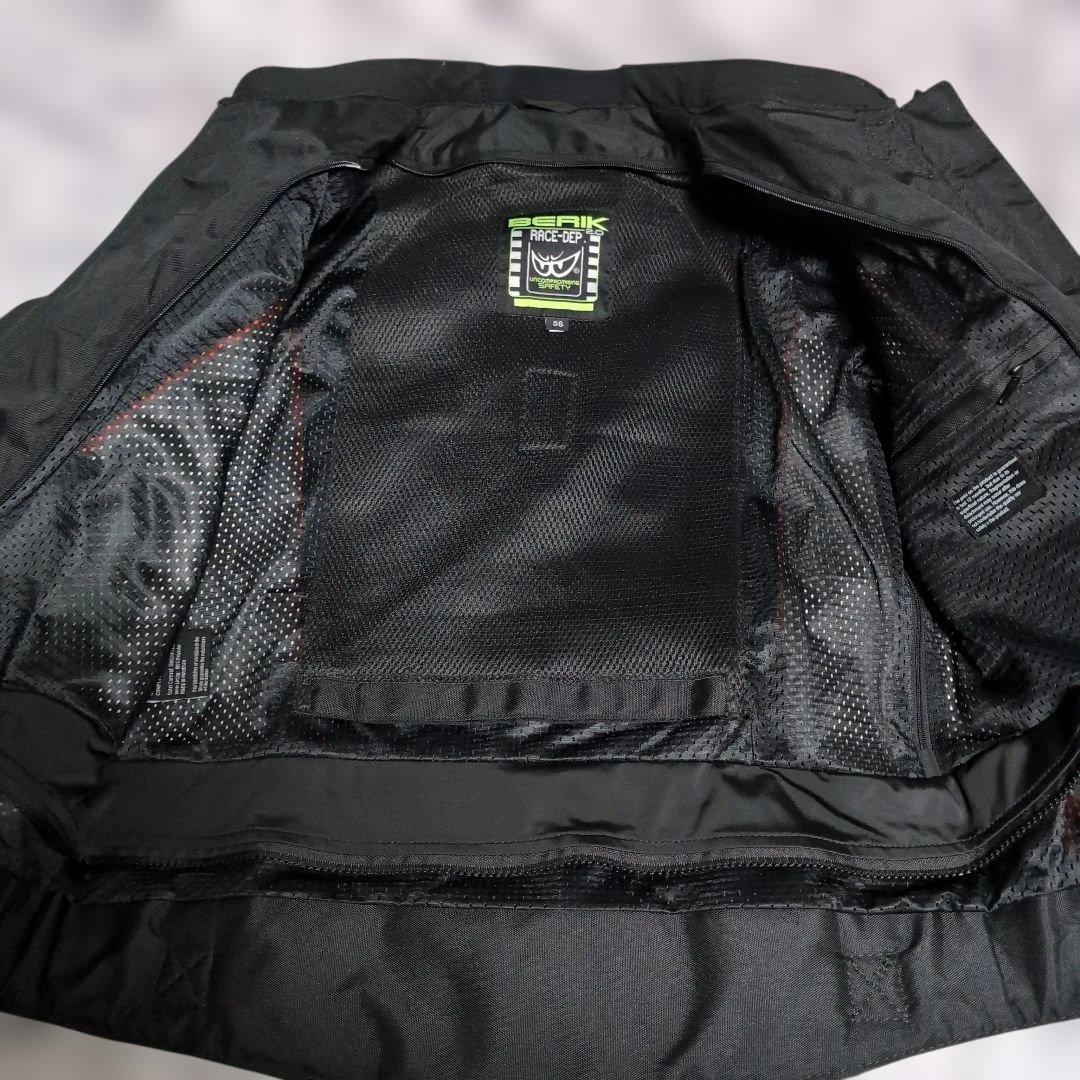 新品　ベリック　レザージャケット　56サイズ　黒／白／赤　BERIK