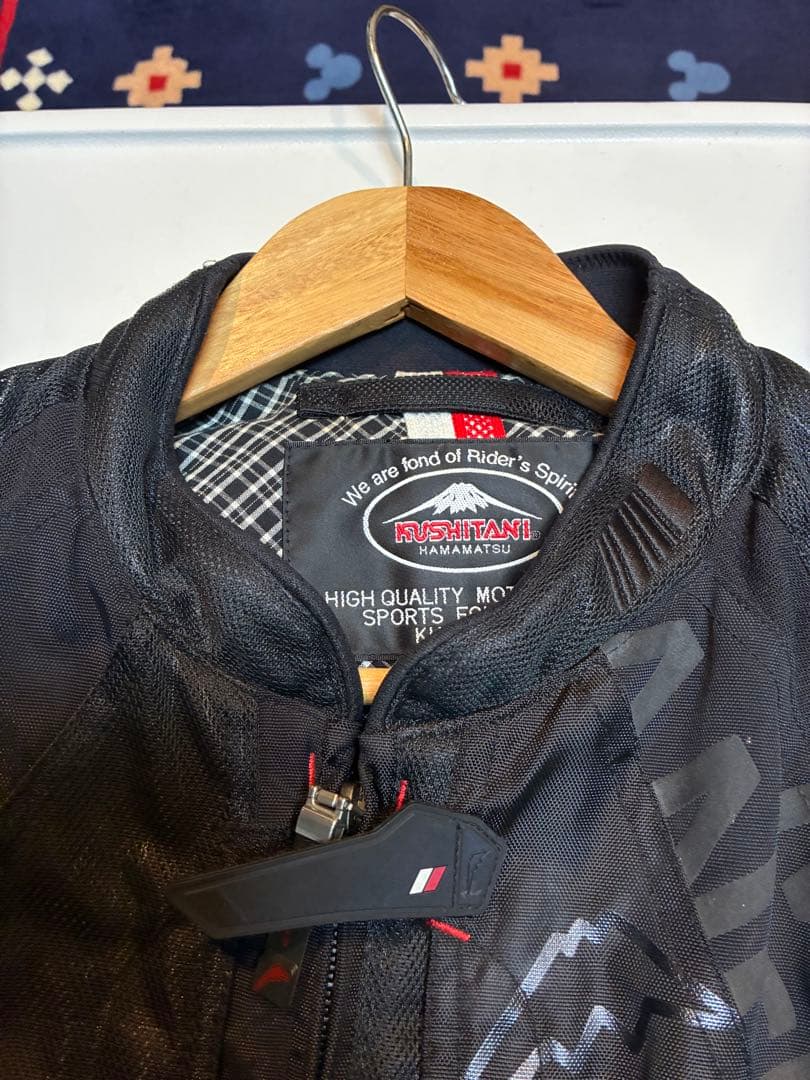 クシタニ エアーコンテンドジャケット黒k-2368XL 胸プロテクターセット販売