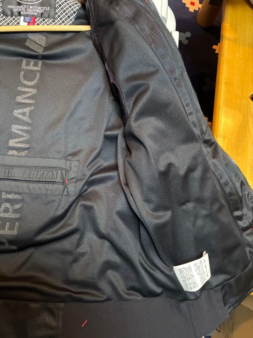 クシタニ エアーコンテンドジャケット黒k-2368XL 胸プロテクターセット販売