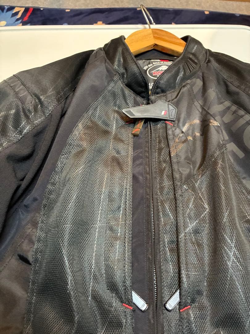 クシタニ エアーコンテンドジャケット黒k-2368XL 胸プロテクターセット販売