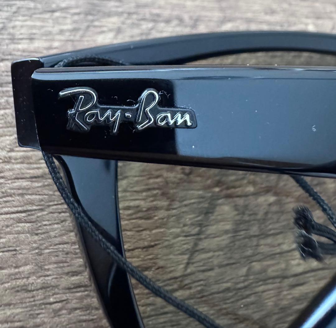 レイバン RayBan RB2140F 54 ブラック　調光レンズブラウン