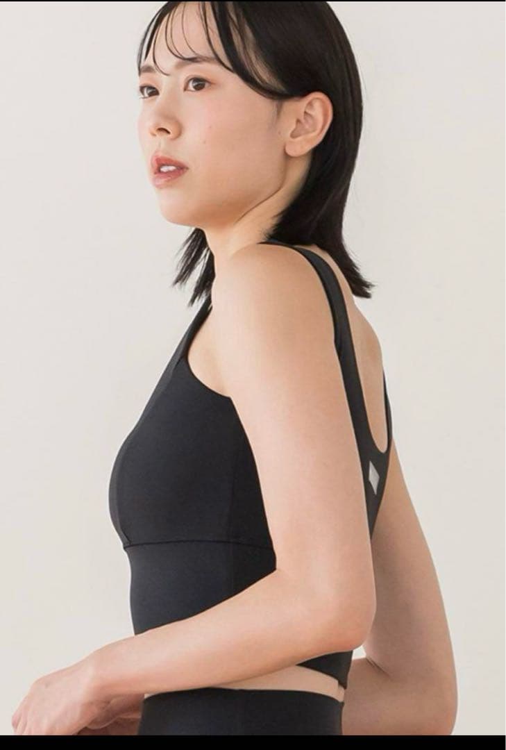 SUKALA] プレミアムフィットスグープドネック ブラックL