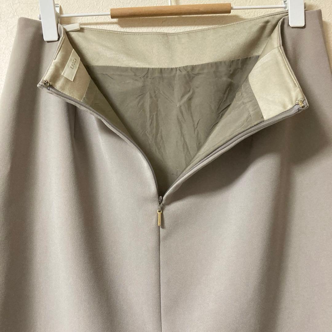 美品✨EPOCA エポカ スカートスーツ セットアップ 42 ベージュ XL上品