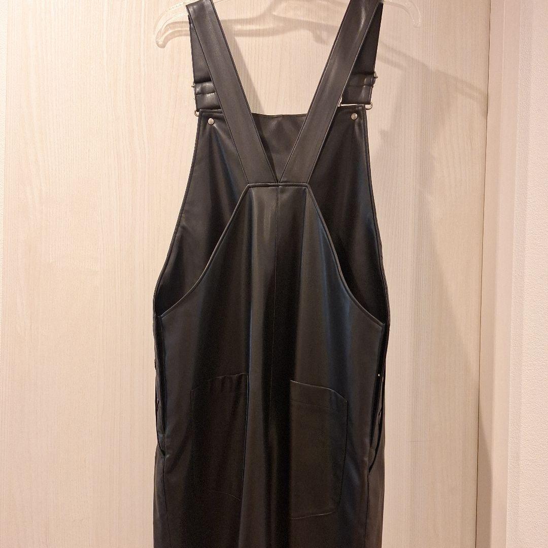 レザーライク サロペット パンツ‐ウォッシャブル‐　ユナイテッドアローズ