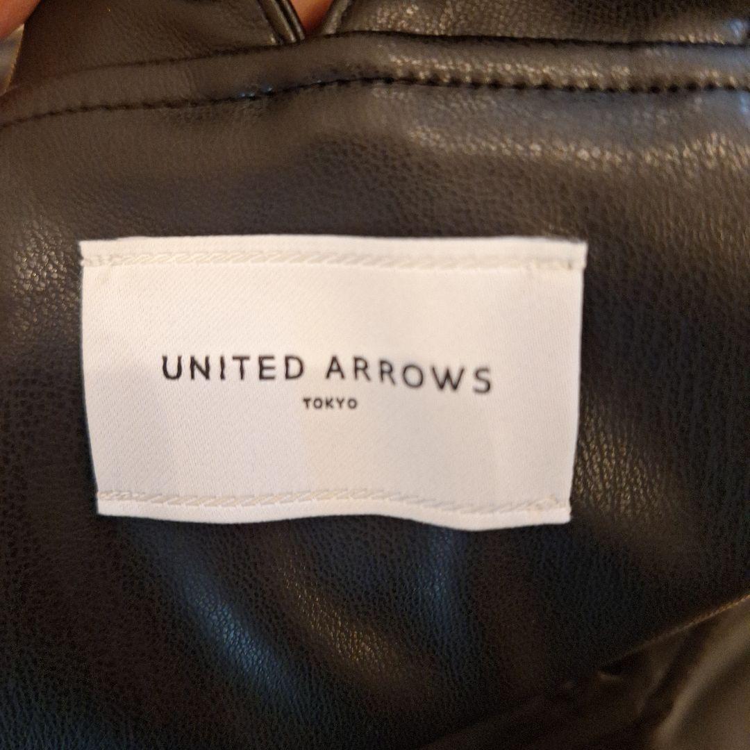 レザーライク サロペット パンツ‐ウォッシャブル‐　ユナイテッドアローズ