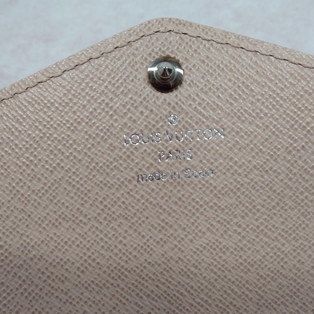 【訳あり格安】ルイ・ヴィトン　エンボス加工レザー ベージュ長財布