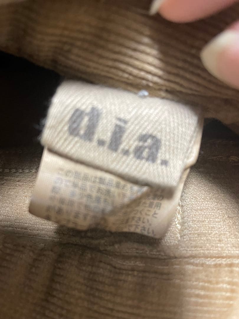 d.i.a美品！コーデュロイファーショーパン