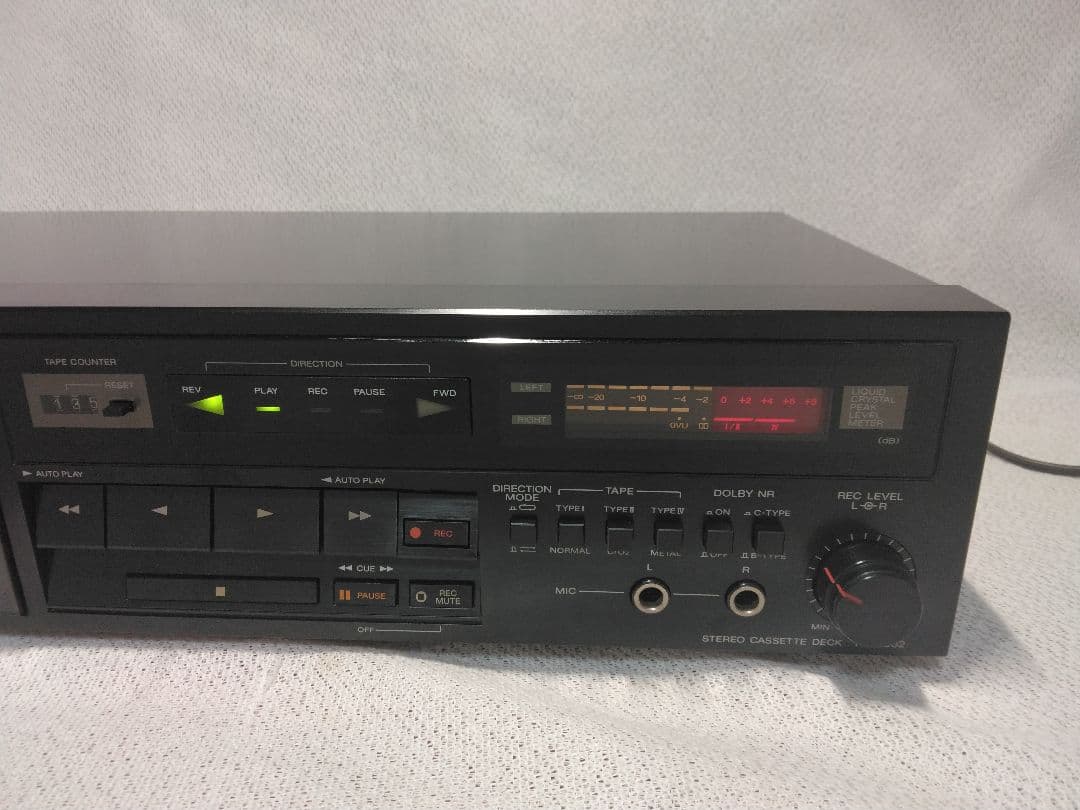 カセットデッキ　SONY TC-R302