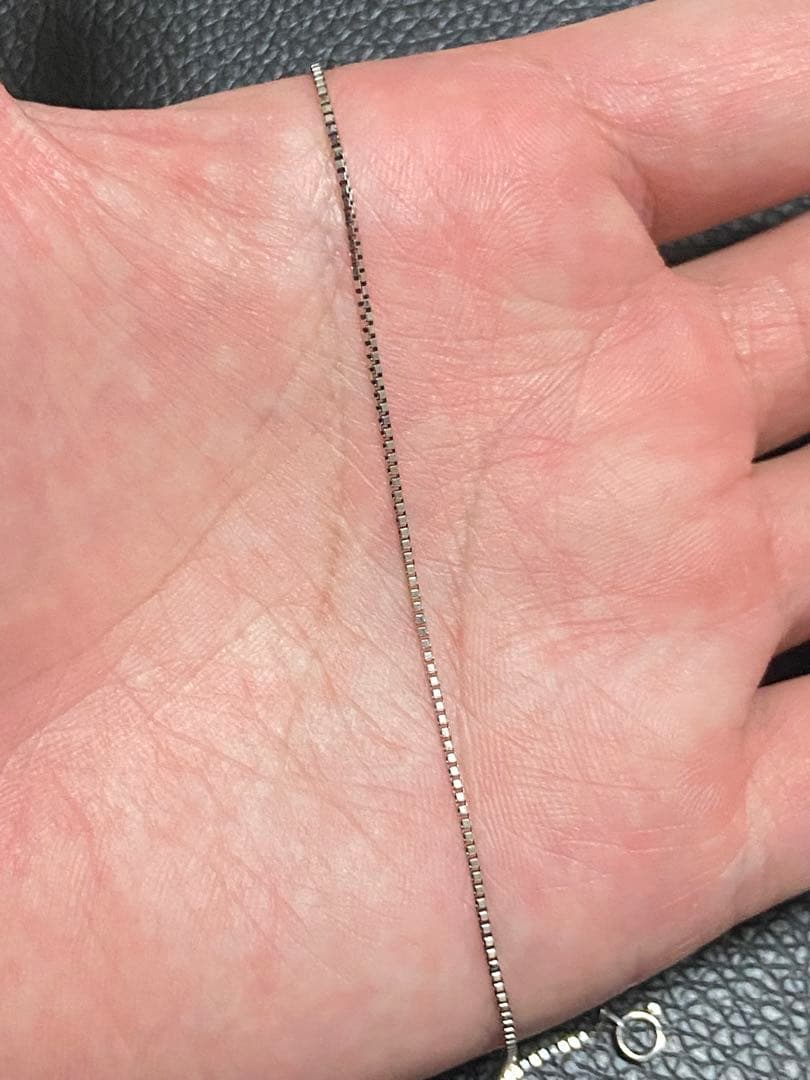 アンクレット チェーン PT850 ベネチアンチェーン幅0.9mm長さ24cm