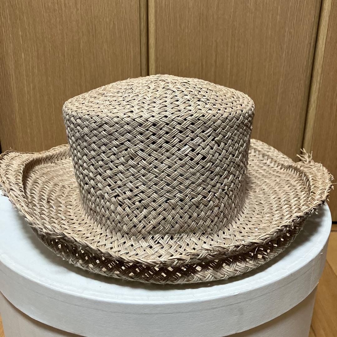 WORLD'S END ベージュ 麦わら帽子