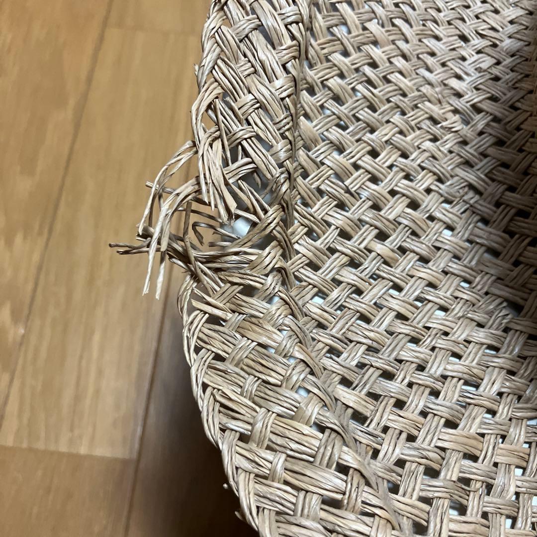 WORLD'S END ベージュ 麦わら帽子