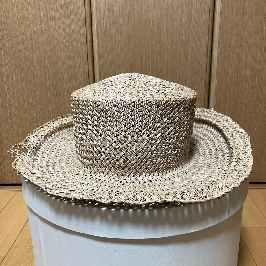 WORLD'S END ベージュ 麦わら帽子