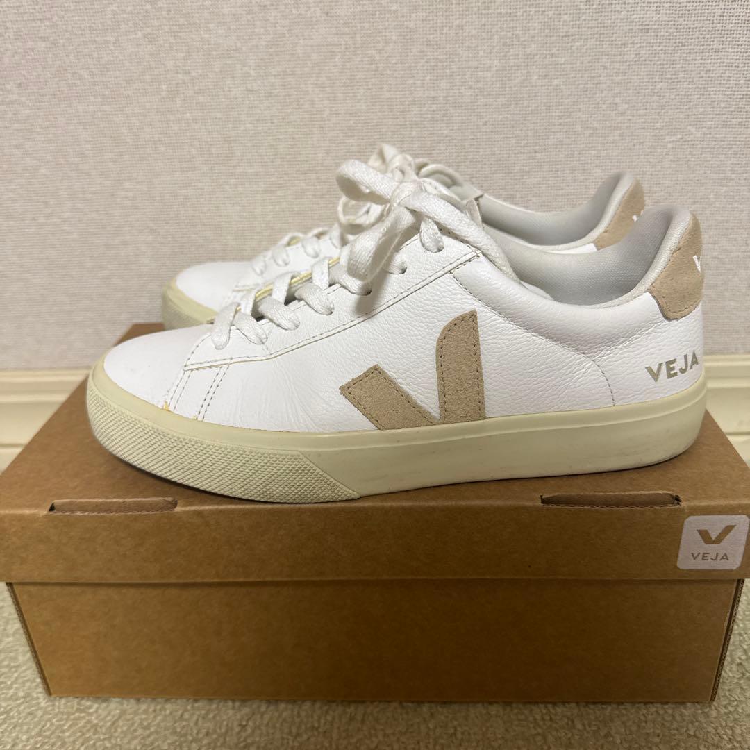 VEJA CampoEXTRA-WHITE_ALMONDスニーカー