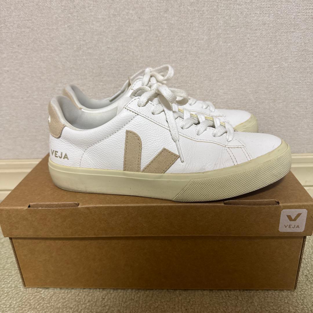 VEJA CampoEXTRA-WHITE_ALMONDスニーカー