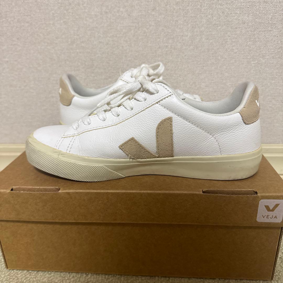 VEJA CampoEXTRA-WHITE_ALMONDスニーカー