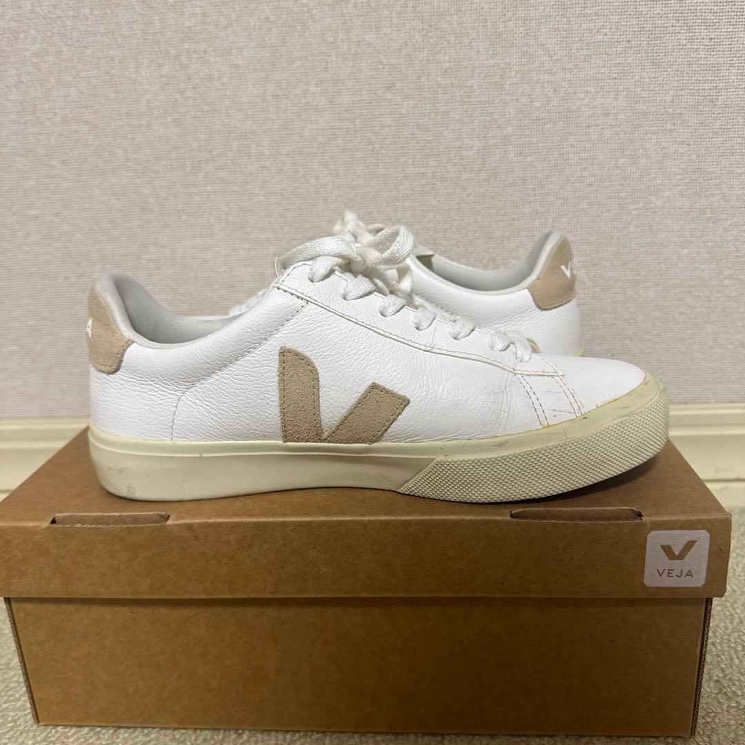 VEJA CampoEXTRA-WHITE_ALMONDスニーカー
