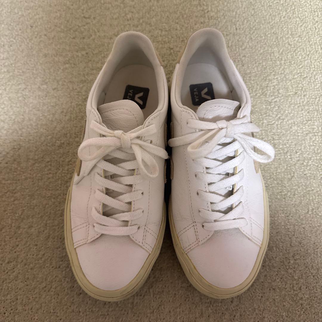 VEJA CampoEXTRA-WHITE_ALMONDスニーカー