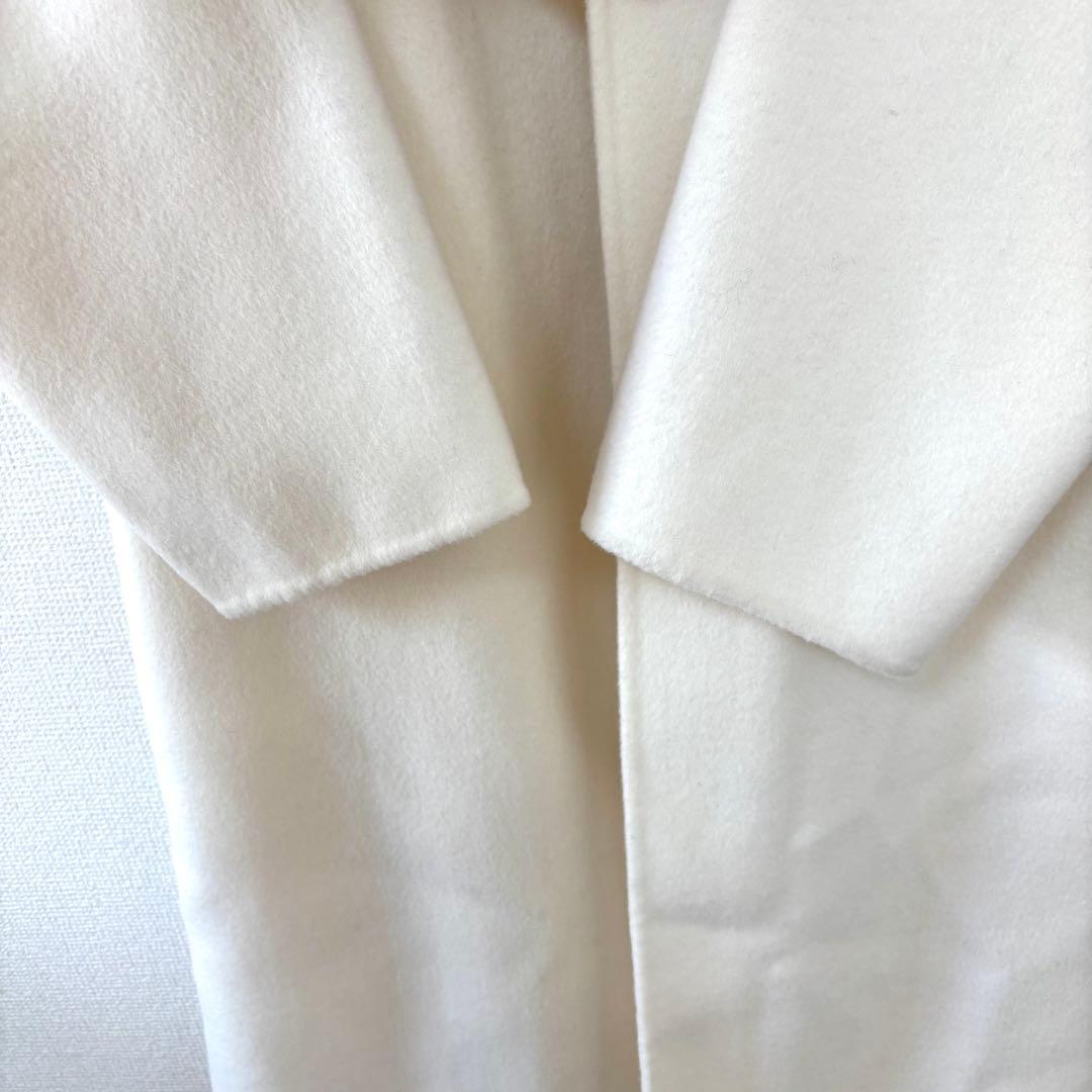 ナエ　nae. na.e ホワイト ロングコート　白　ベルト付