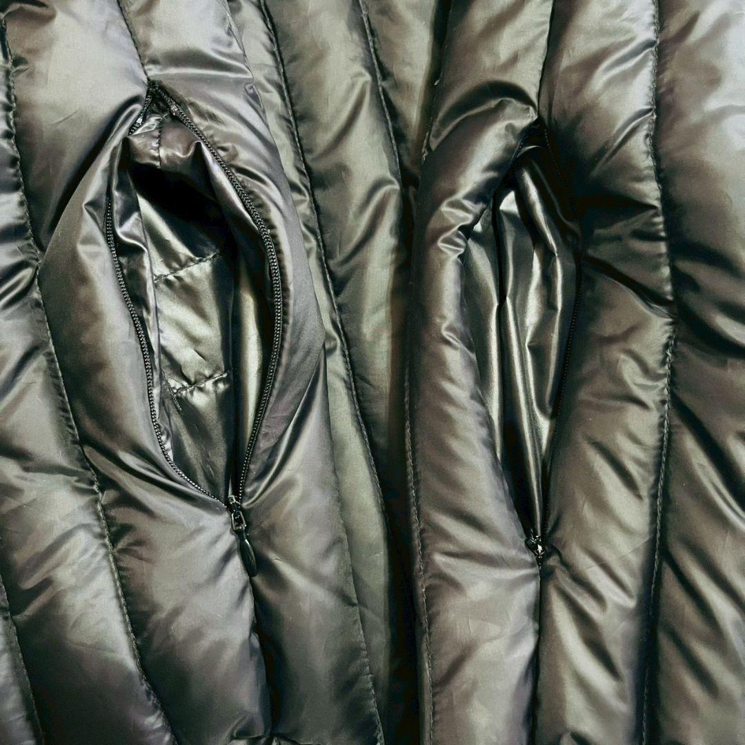 美品✨センソユニコ POINTLIGNE ダウンベスト ビッグカラー ブラック