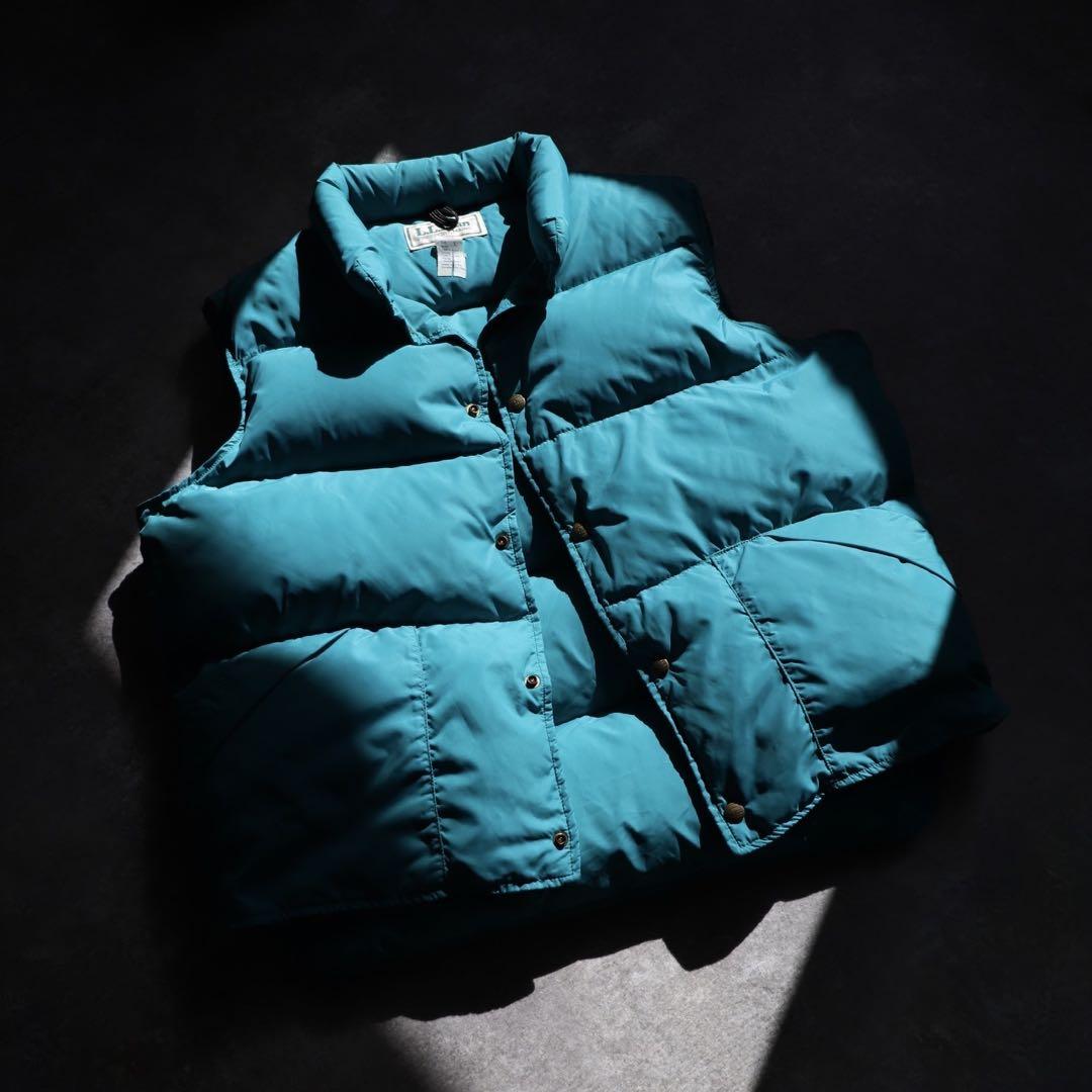 激レアカラー USA製 80s L.L. Bean エルエルビーン ダウンベスト