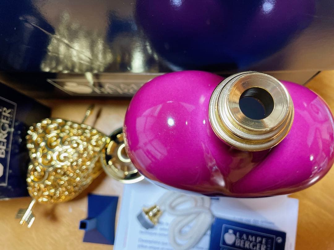 【新品未使用】ランプベルジェ　ダブルハート