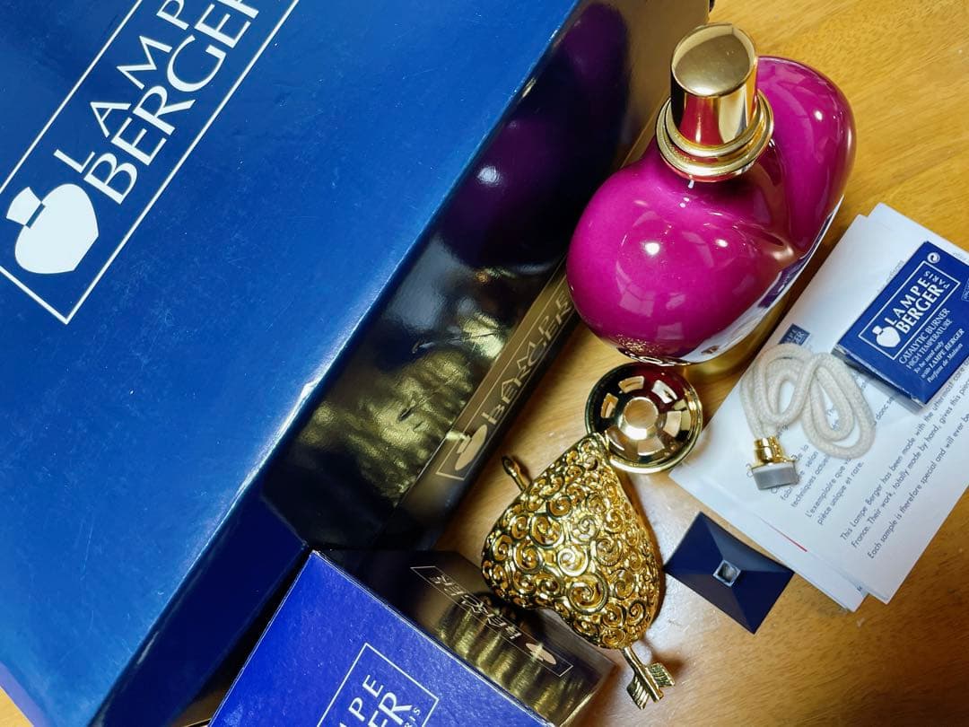 【新品未使用】ランプベルジェ　ダブルハート