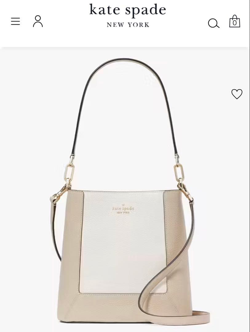 かぼ様用　ケイトスペード　レナ カラーブロック バケット バッグ　福袋2026