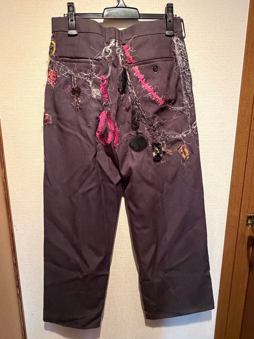 doublet 25AW Embroidered Chain チャコール パンツ