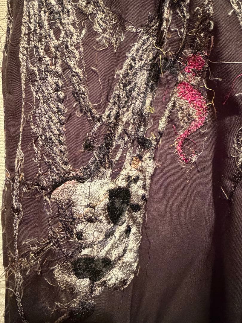 doublet 25AW Embroidered Chain チャコール パンツ