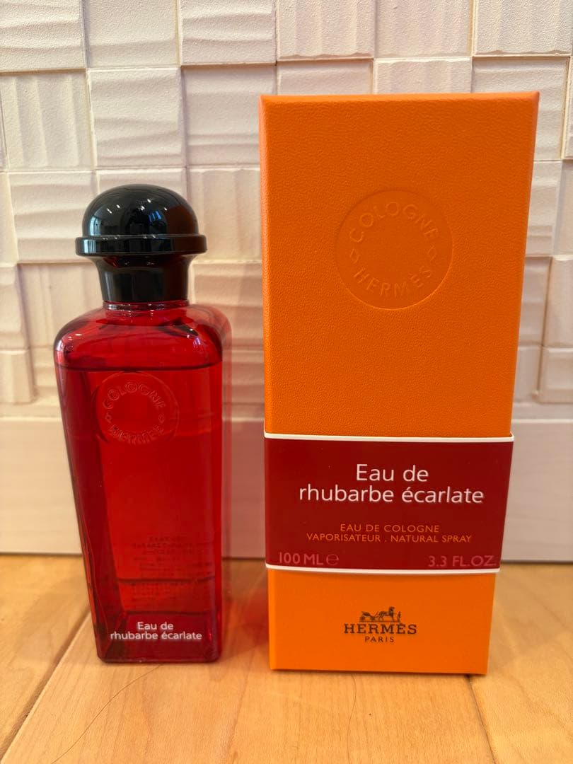 HERMÈS エルメス オー デ コロン オー ドゥ ルバーブ エカルラット