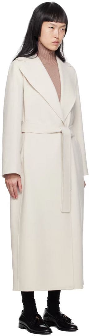 S MAX MARA ウールコート Poldo オフホワイト/Milk 36