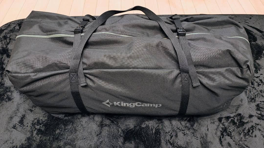 KingCamp ロッジ型テント TC 煙突口付き