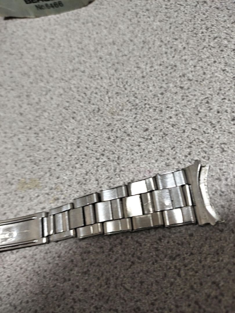 n*p様 ROLEX リベットブレス　 王冠飛び出しタイプ ヴィンテージ ラグ幅