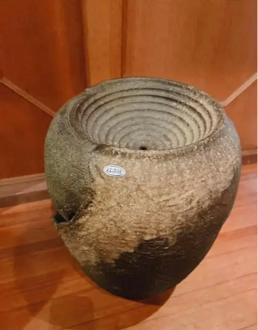 信楽焼 水琴窟 つくばいセットアンティーク 古道具 日本庭園