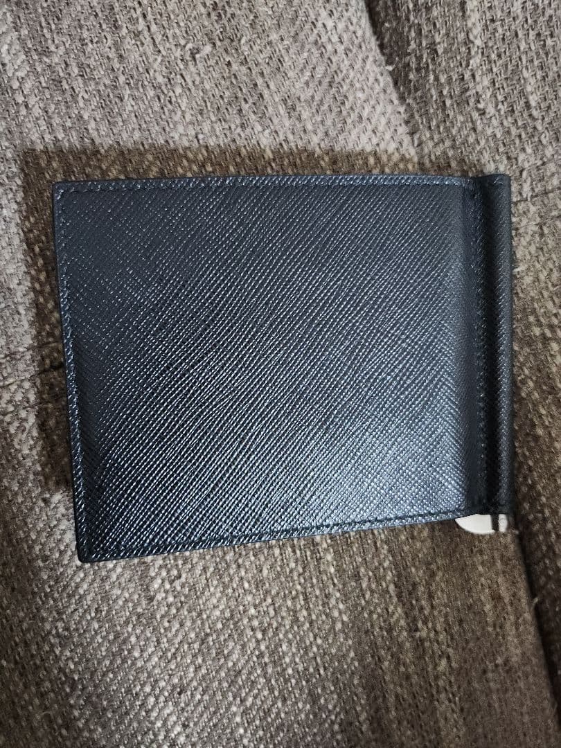 PRADA レザー マネークリップ