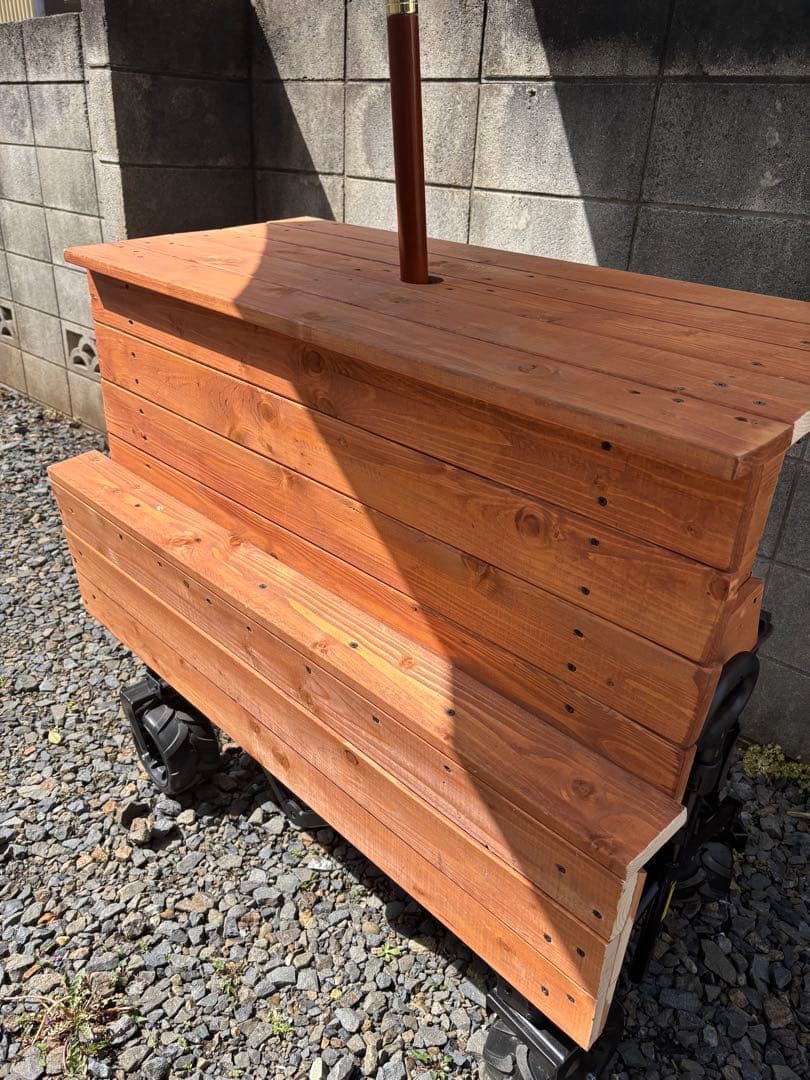 手作り屋台　マルシェ出店　移動屋台　キッチンカート 屋台 マルシェワゴン