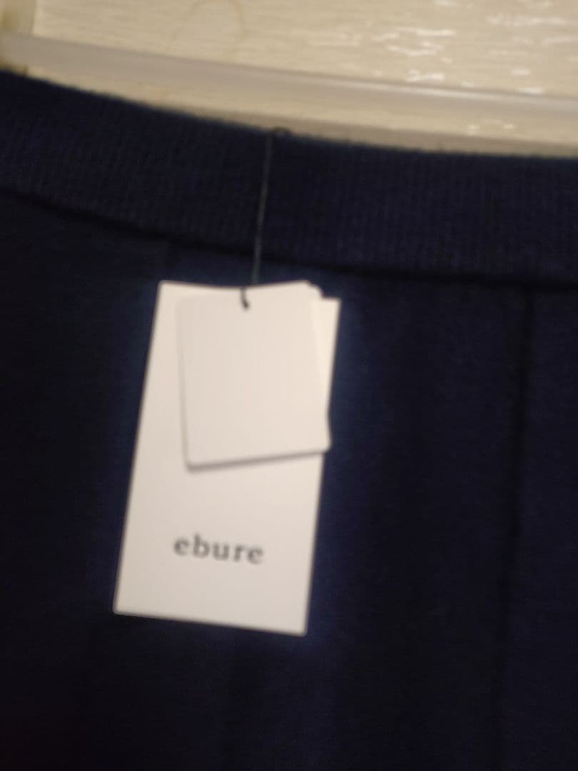 ✿　エブールebure　ハイゲージカシミア リブニットパンツ