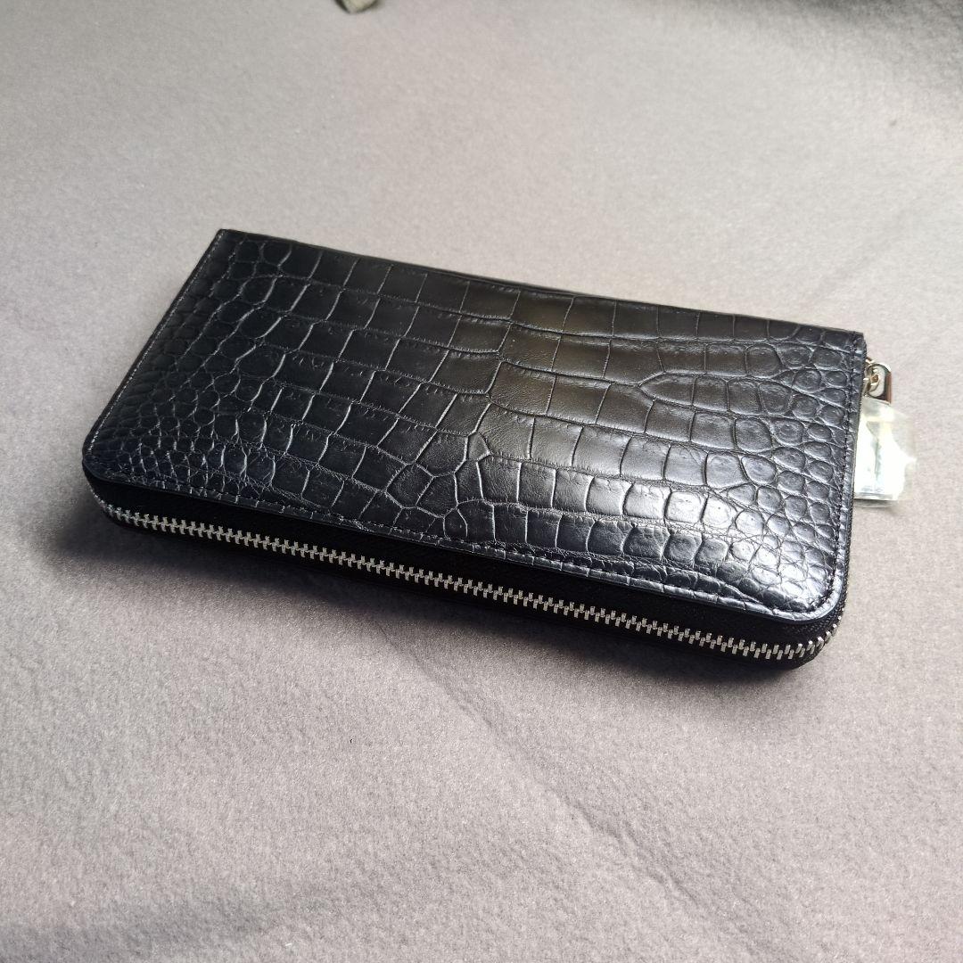 未使用クロコダイル長財布