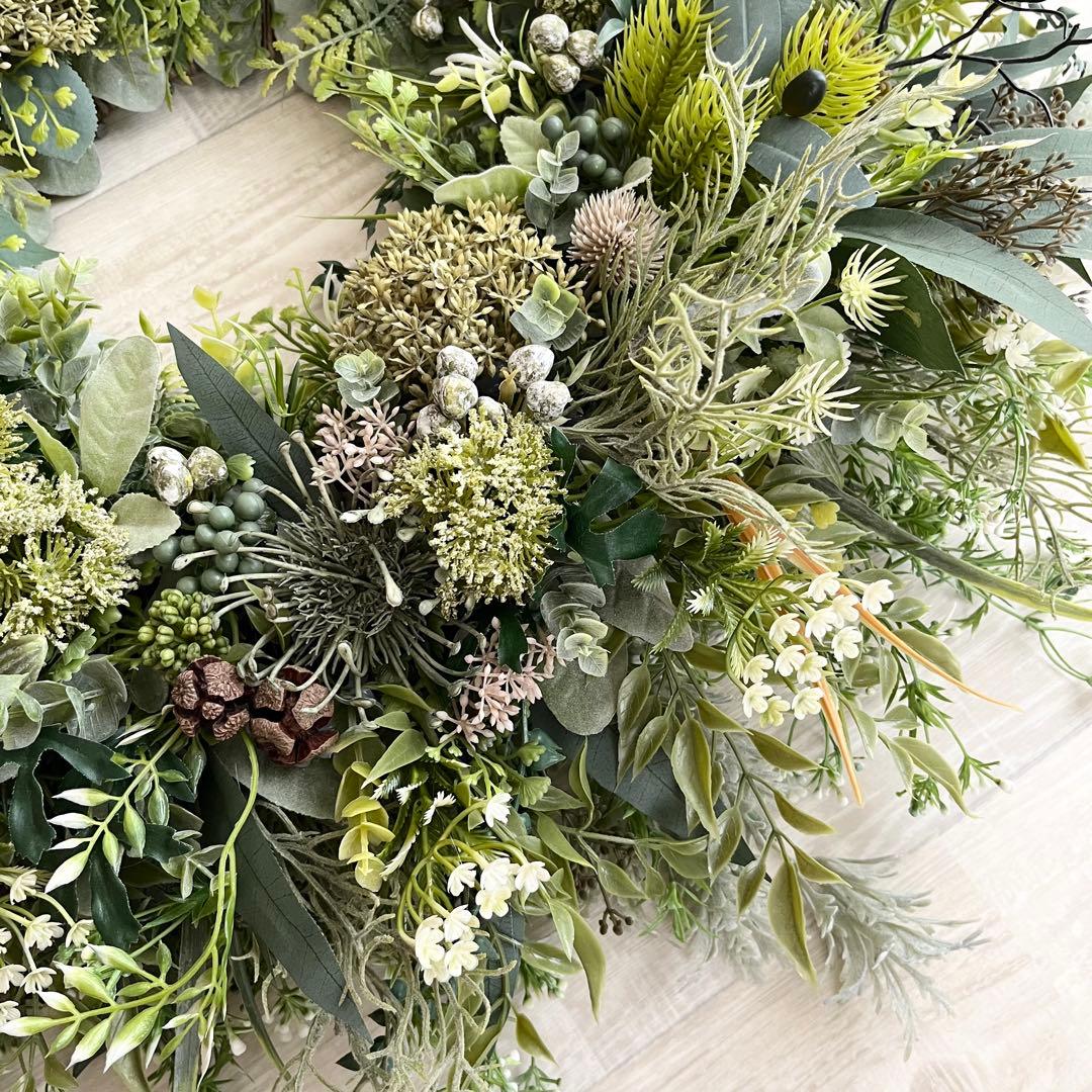 SWD様 オーダー フェイクグリーン リース O-18