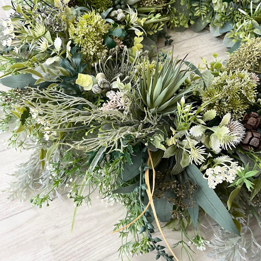 SWD様 オーダー フェイクグリーン リース O-18