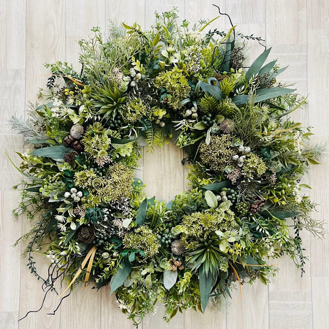 SWD様 オーダー フェイクグリーン リース O-18