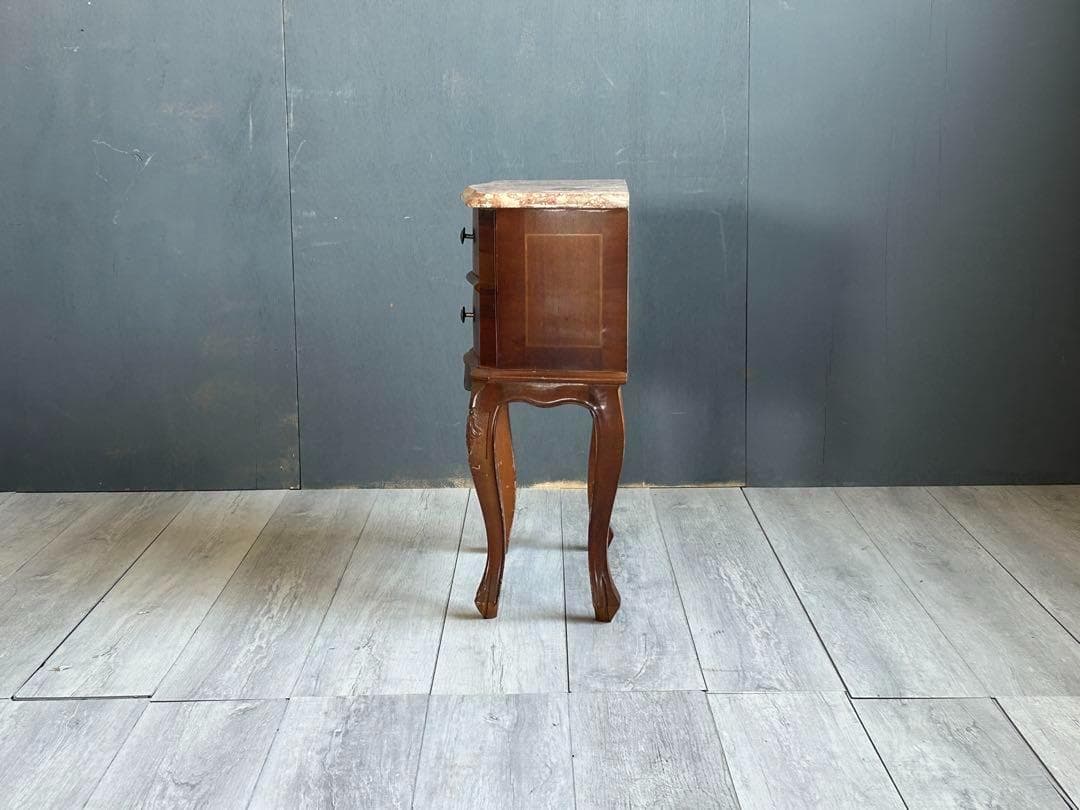 洋風　クラシック　クラシカル　2段チェスト　コンソール　猫脚　アンティーク　IG