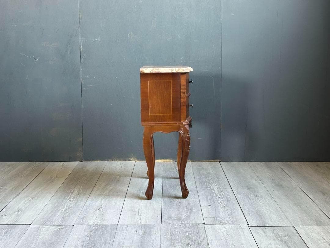 洋風　クラシック　クラシカル　2段チェスト　コンソール　猫脚　アンティーク　IG