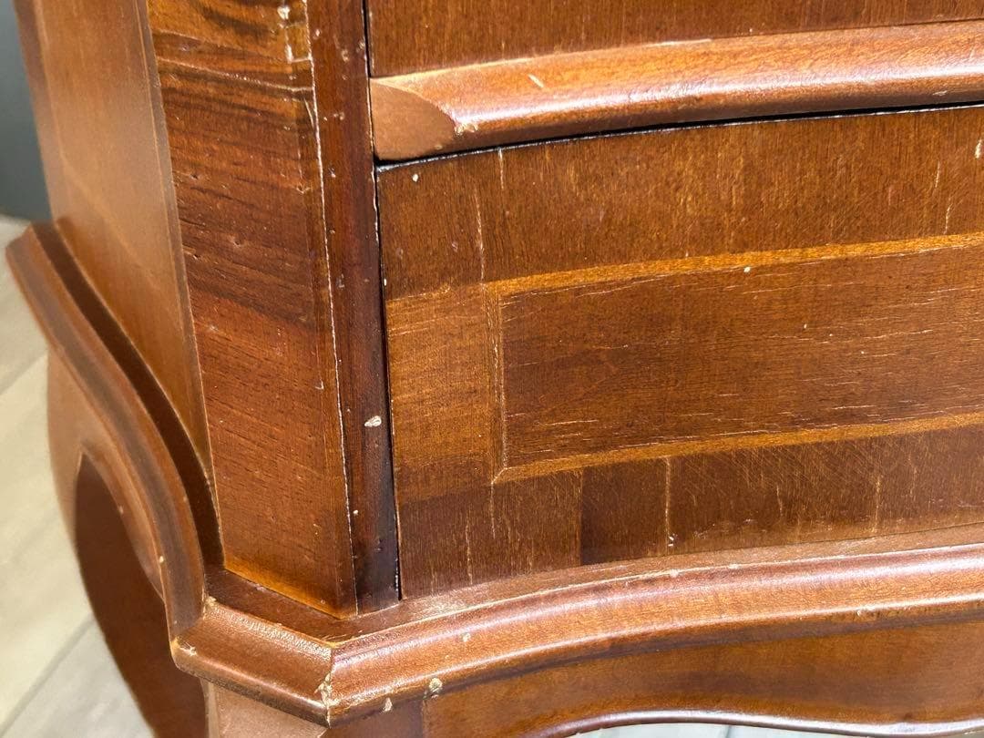 洋風　クラシック　クラシカル　2段チェスト　コンソール　猫脚　アンティーク　IG